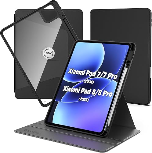 EasyAcc Rotating Case for Xiaomi Pad 7/7 Pro 11.2 Inch wi… - 1