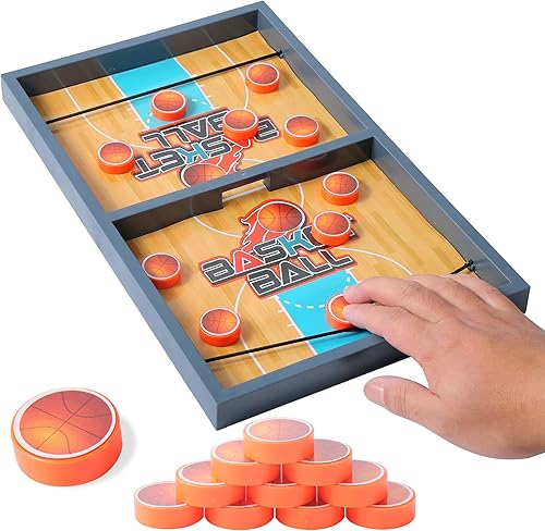Fast Sling Puck Game,Sling Puck Football Unique Board Game Toy for Kids & Adults,Fun Interactive Game for Party Favors Toy Gift Stress Relief &