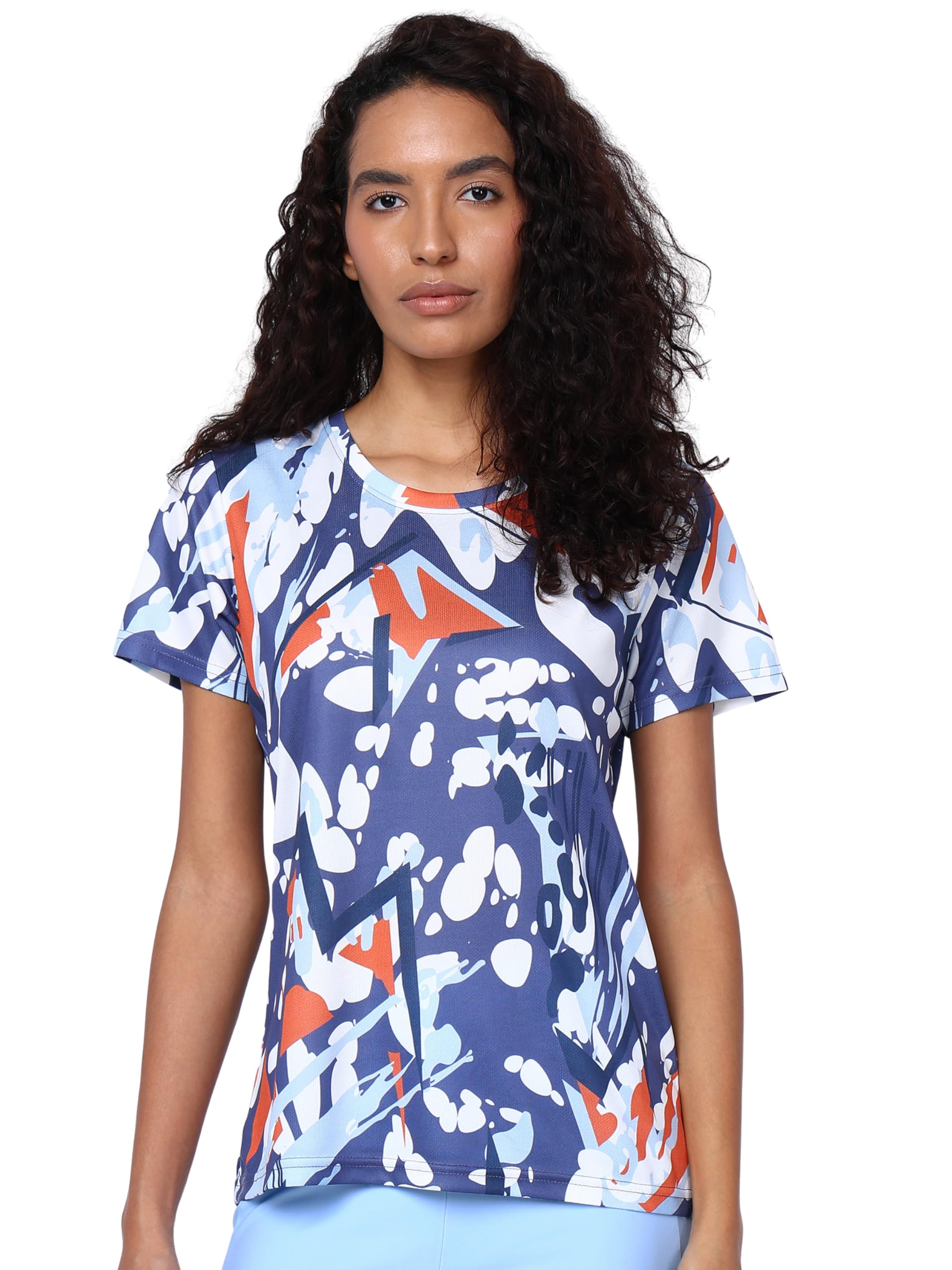 umildo Women’s Activewear All Over Print T-Shirt – Stylish & Comfortable Workout Top (S to XL) – Breathable, Lightweight, Quick-Dry, Gym & Sports Apparel-picture-13