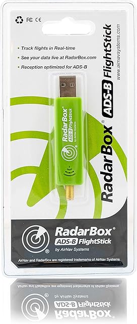 AirNav RadarBox FlightStick - ADS-B USB Receiver with Integrated Filter, Amplifier and ESD Protection