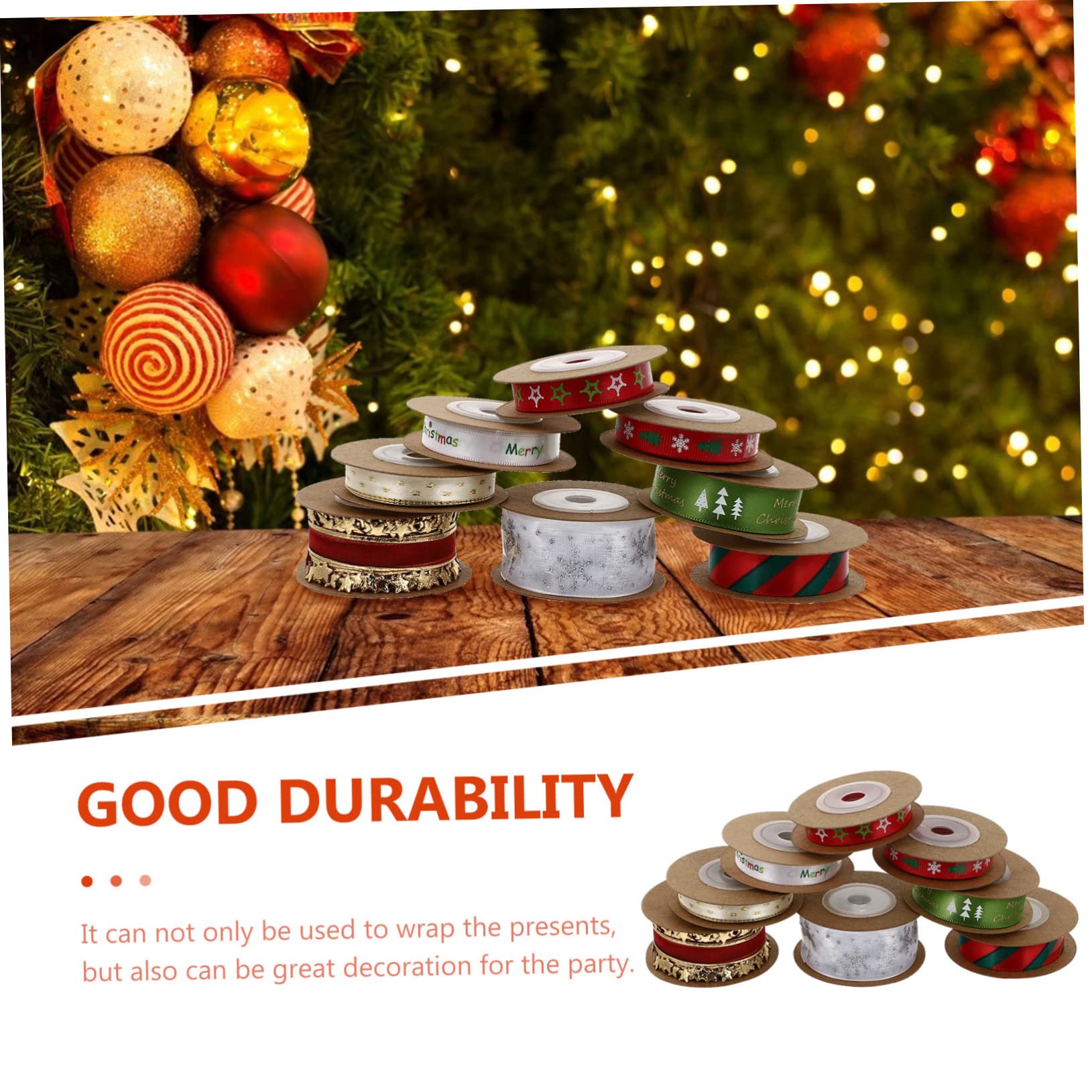 SEWACC 24stücke Teiliges Weihnachtsband-set Satin Und Organza Für Kreative Geschenkpäckchen Und Dekorationen Vielseitige Ribbons Verschiedenen Farben Für Festliche Anlässe Und