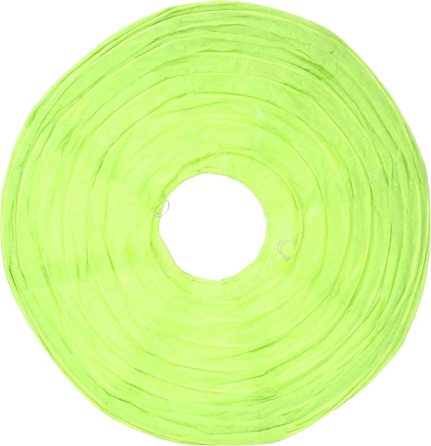 Mudra Crafts 12 Inch Round Chinese Lime Green Paper Lanterns Hanging Décor image 2