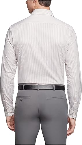 Miniatura 2 de Van Heusen Camisa de vestir para hombre de ajuste regular con rayas pinpoint