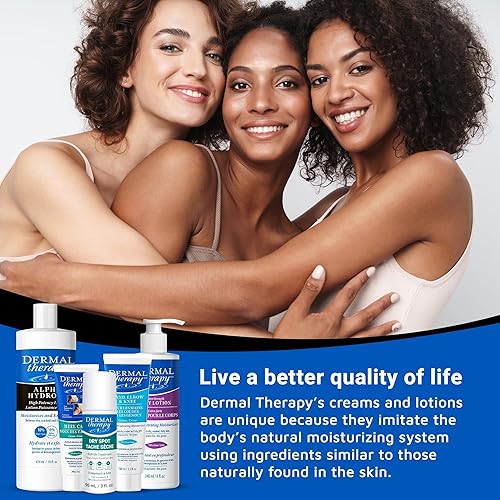 Miniatura 8 de Dermal Therapy Alpha Hydroxy High Potency Lotion - Tratamiento hidratante y exfoliante para piel escamosa escamosa seca  10 urea y 10 ácido láctico