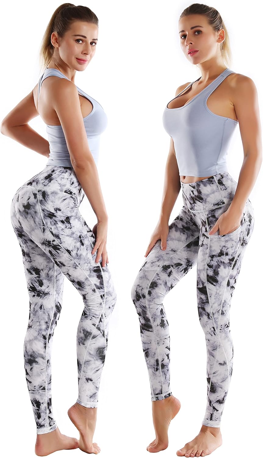 BUBBLELIME Women's High Waist Yoga Pants