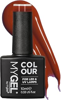 Mylee Nail Gel Polish 10ml [Rust] UV/LED Soak -Off Nail Art Manicure Pedicure for Professional, Salon & Home Use [Autumn/Winter 2022] - Long Lasting & Easy to Apply
