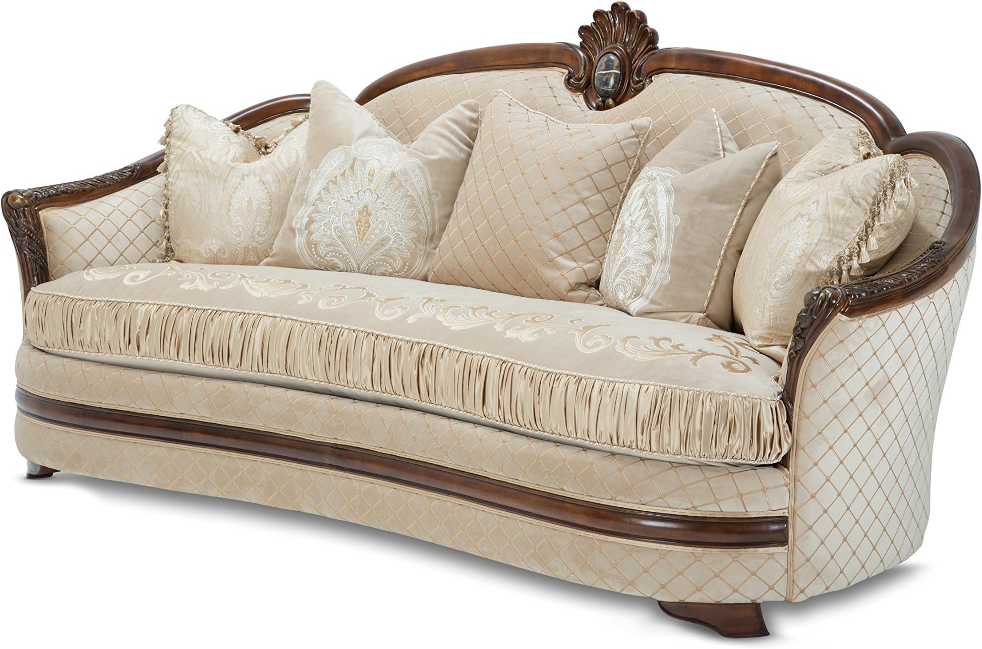 Michael Amini Bella Veneto Sofa, Cognac