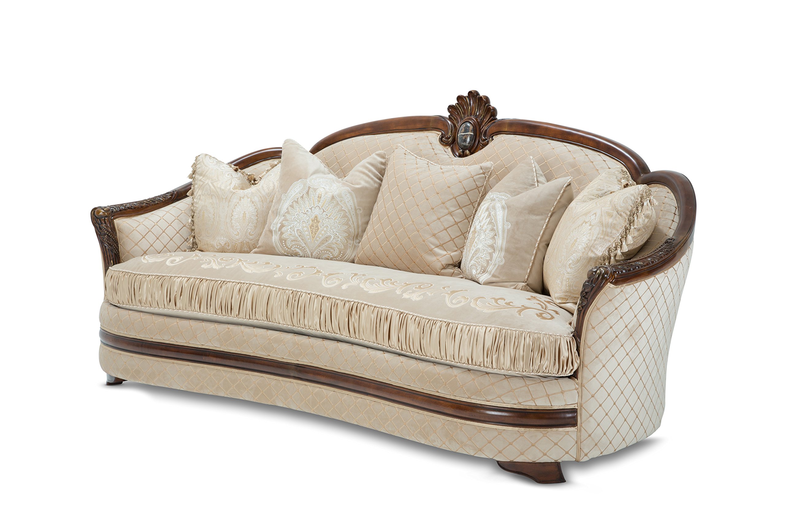 Michael Amini Bella Veneto Sofa, Cognac