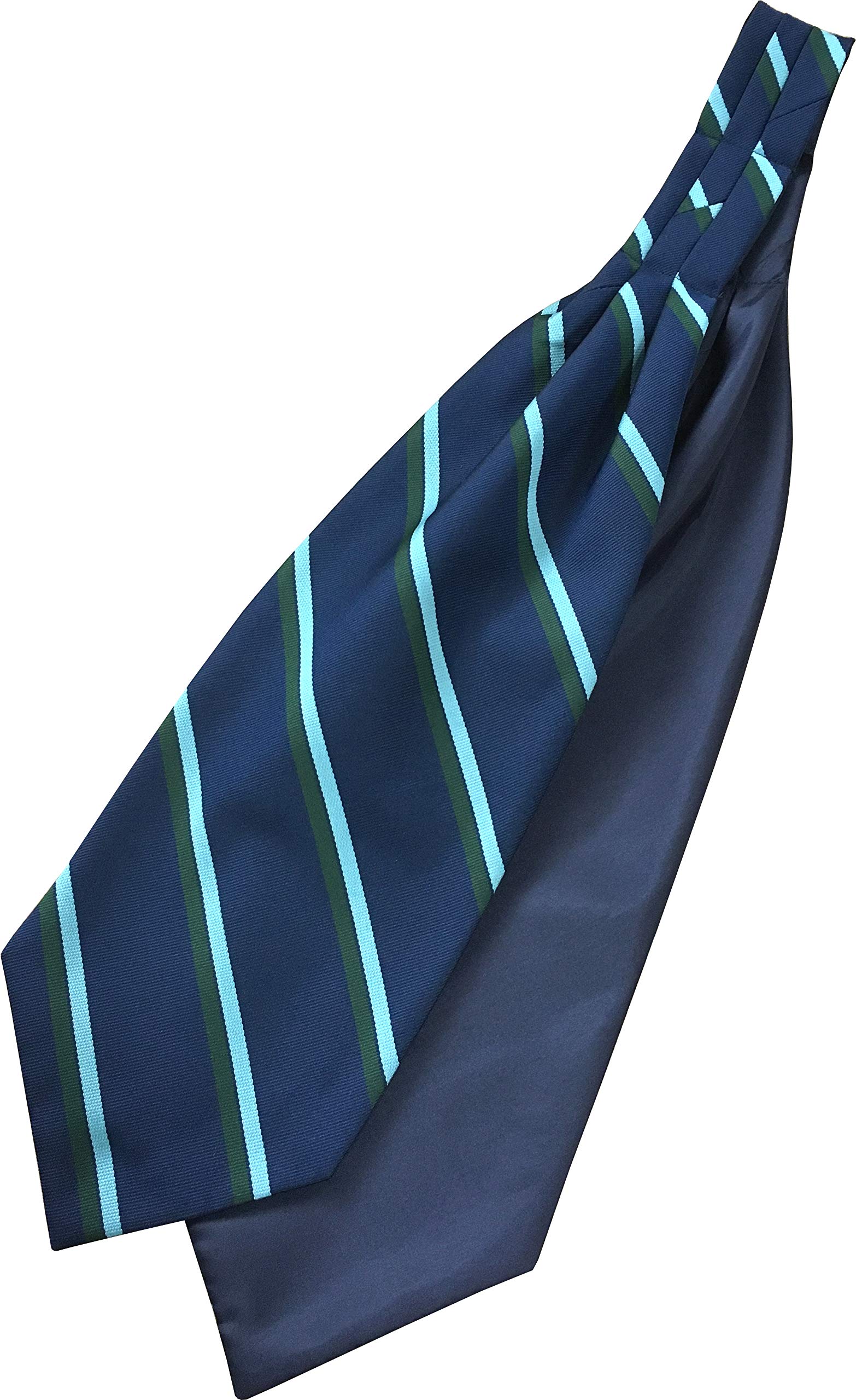 Great British Tie Club Royal Corps of Signals Regimental Woven Striped Ascot Cravat