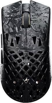 ATK Blazing Sky GHOST Hollow Carbon Fiber Wireless Gaming Mouse,PAW3950 Ultra Sensor, Nordic 54L15, 8k Poling, 48g, Tri-Mode 2.4G/Bluetooth/Wired