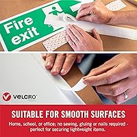 Vista 3 de VELCRO Brand - Sujetadores Sticky Back cinta adhesiva de 34 de pulgadas ideal para el hogar