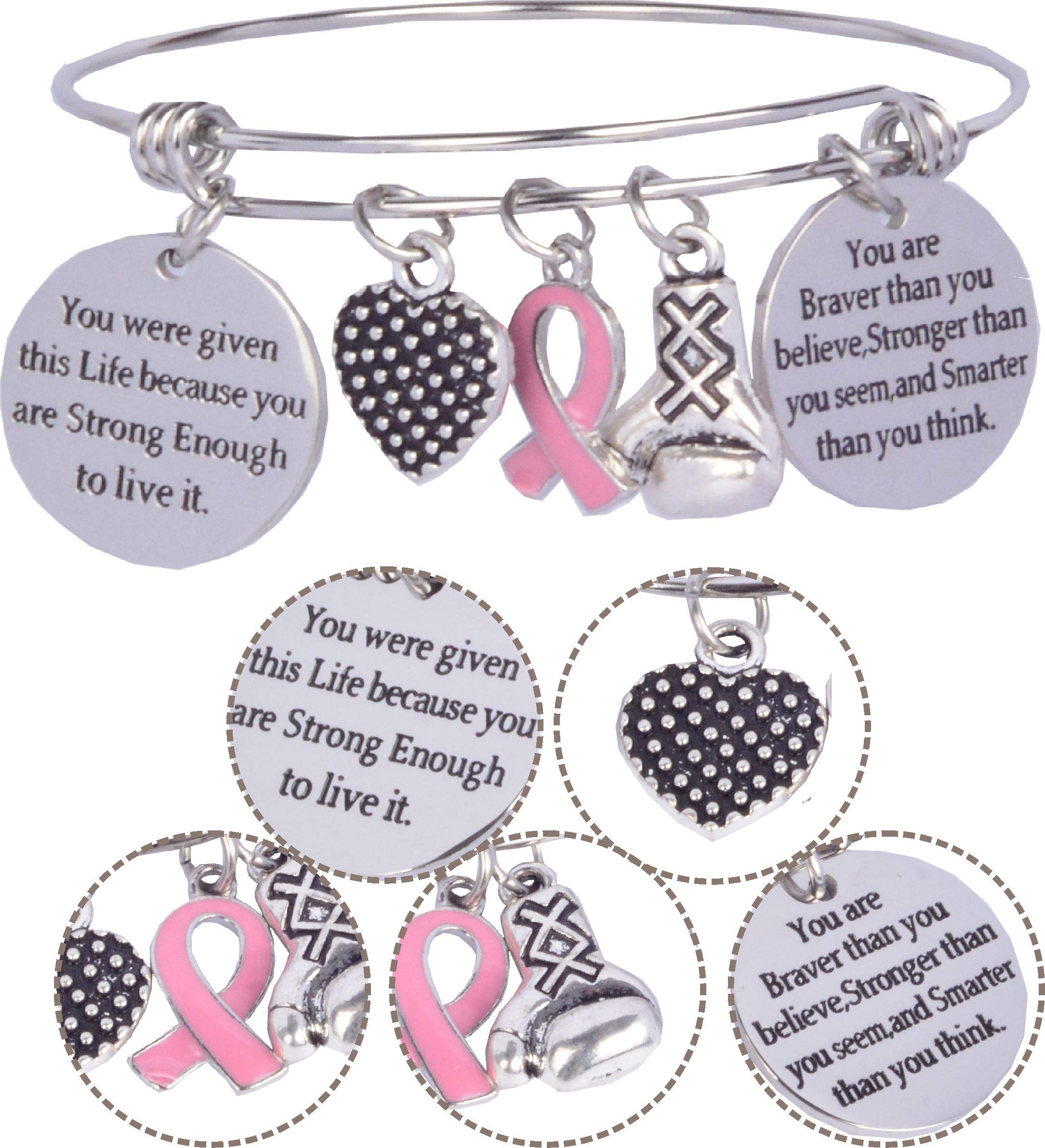 Cancer Gifts For Women Crowye 120 Pcs Breast Cancer Awareness