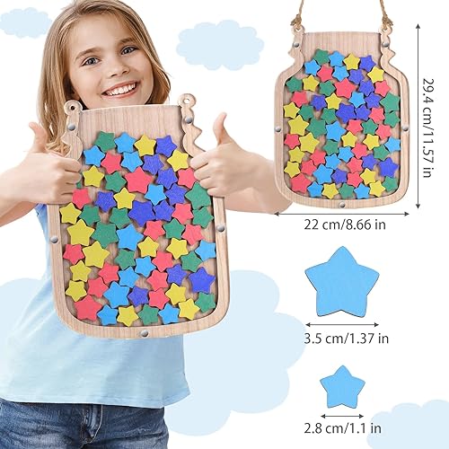 Miniatura 2 de Zhanmai Tarros de recompensa para el aula de 11.57 x 8.66 pulgadas para niños pequeños, para entrenamiento de orinal y comportamiento positivo,