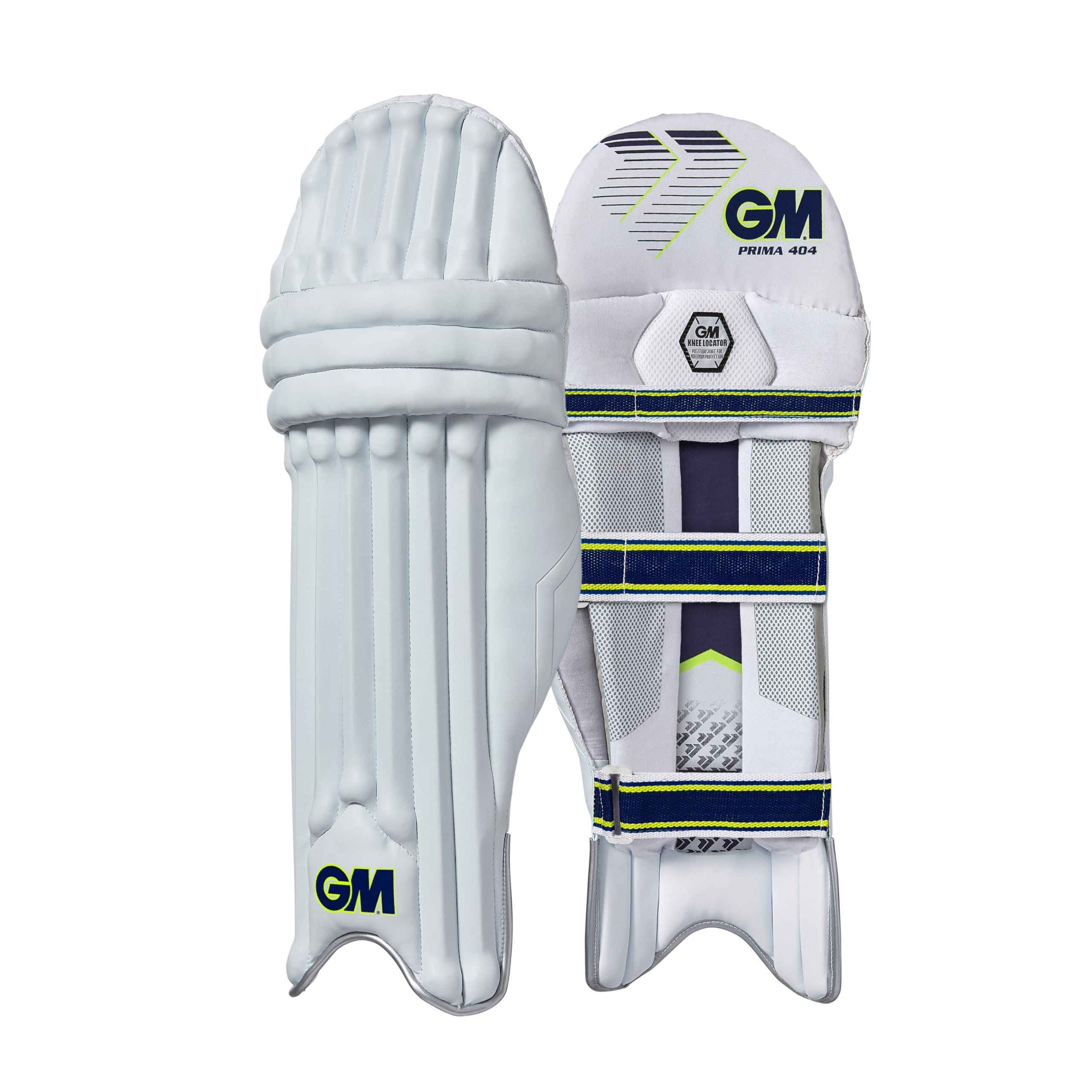 Gunn & Moore GM Cricket Batting Gloves, Prima, Fluro Yellow/Blue, Junior Right Handed, 1 Pair, 51682317