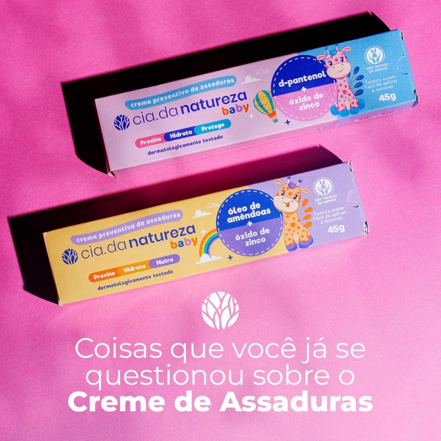 Cia Da Natureza - Cremoso Prev Assaduras Cia Da Natureza Baby 45G Dpantenol/Oxido De Zinco Cia Da Natureza - Cremoso Prev Assaduras Cia Da Natureza Baby 45G Dpantenol/Oxido De Zinco