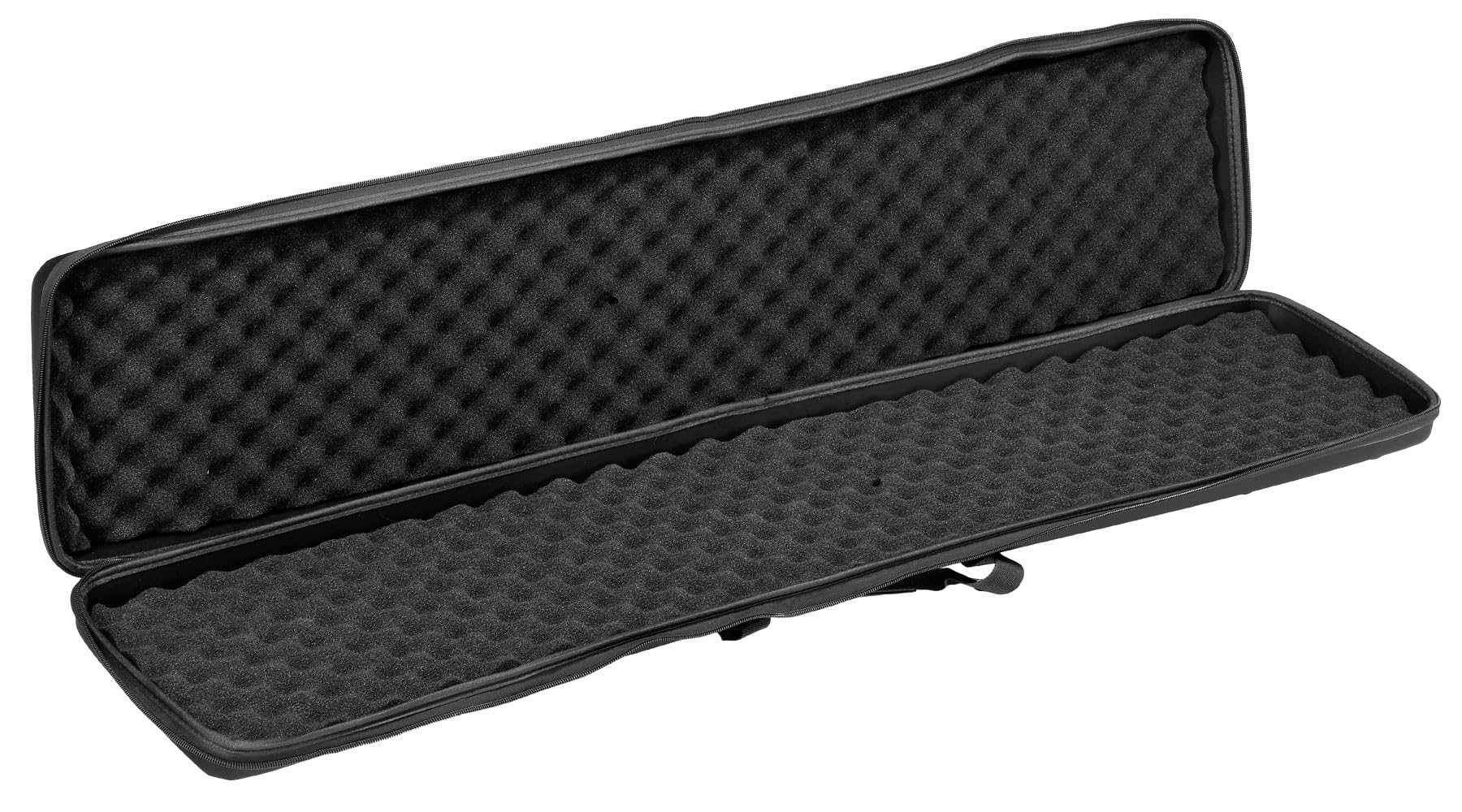 Soft Case Waffentasche – Gewehrkoffer Hybrid aus leichtem Eva Hartschaum – Abschließbares Gewehrfutteral Transport – Universal Transportkoffer mit Waben-Schaumstoff