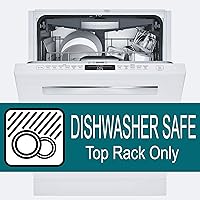 Vista 9 de Rolling Sands Cuencos reutilizables para aperitivos y inmersiones, 5 unidades, fabricados en Estados Unidos, aptos para lavavajillas y microondas