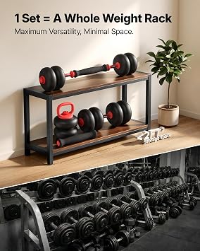 MERACH 5 in 1 Adjustable Dumbbells, 845 LBS Free Weight Set