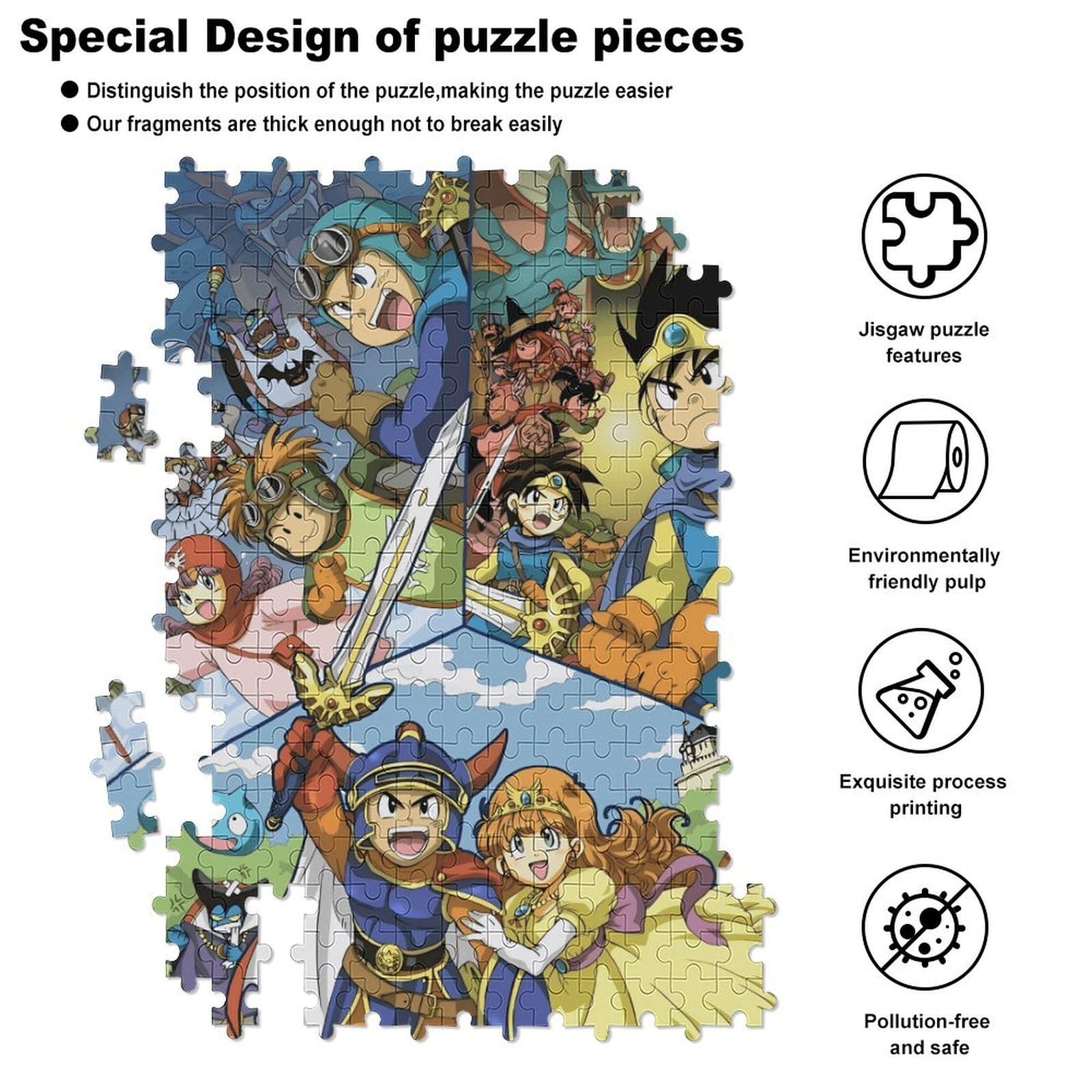 Amazon.co.jp: ドラゴンクエスト 木製ジグソーパズル 1000ピース 完成