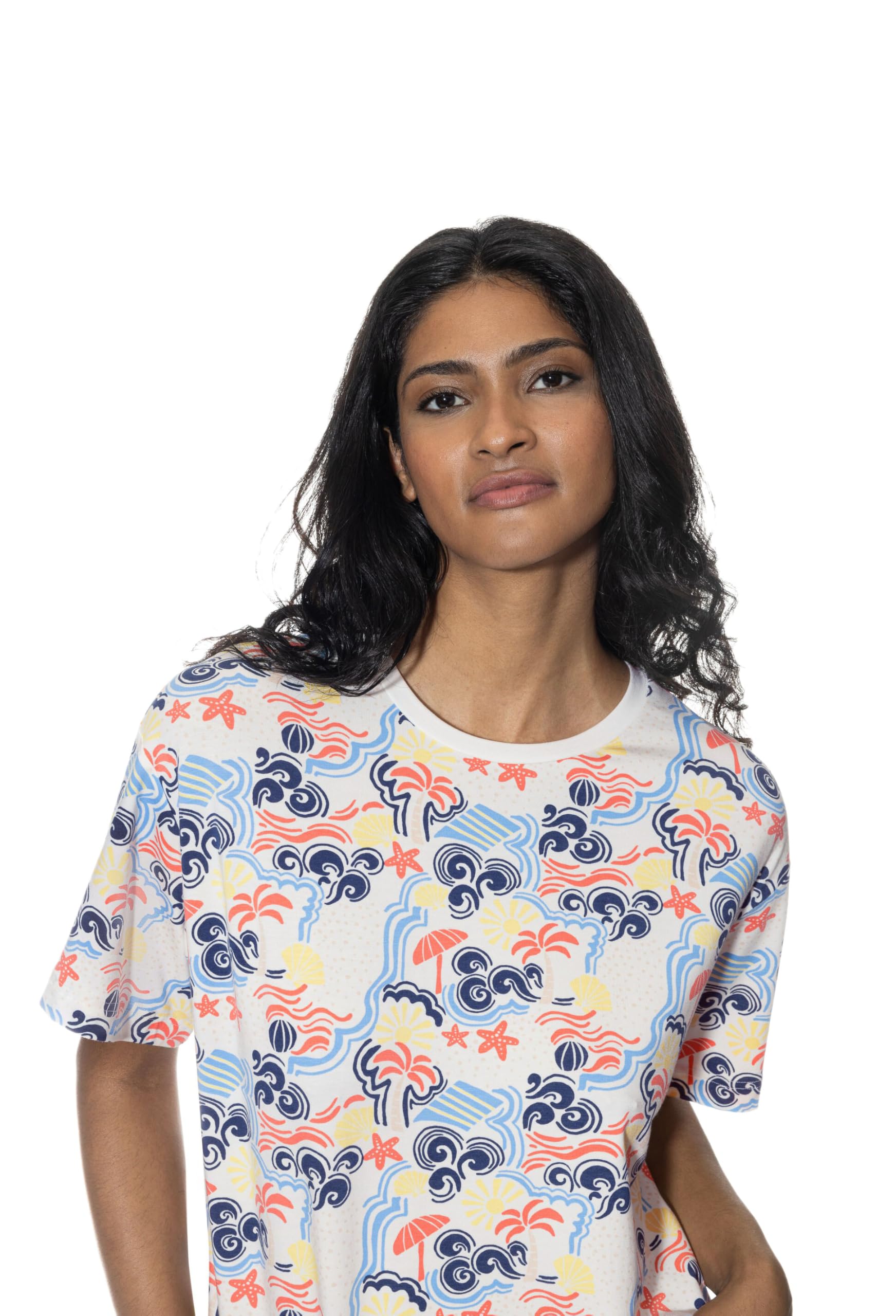Mey Nachtwäsche Serie Palm Shades Damen Homewear-Oberteile 1210044