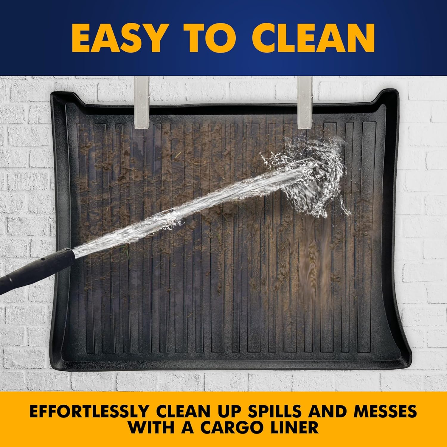 Premium Cargo Liner for Chevrolet Equinox 2 LT 2010-2017 - 100% Protection - Custom Fit Car Trunk Mat - Black Cargo Mat - 3D Shaped Laser Measured Trunk Liners