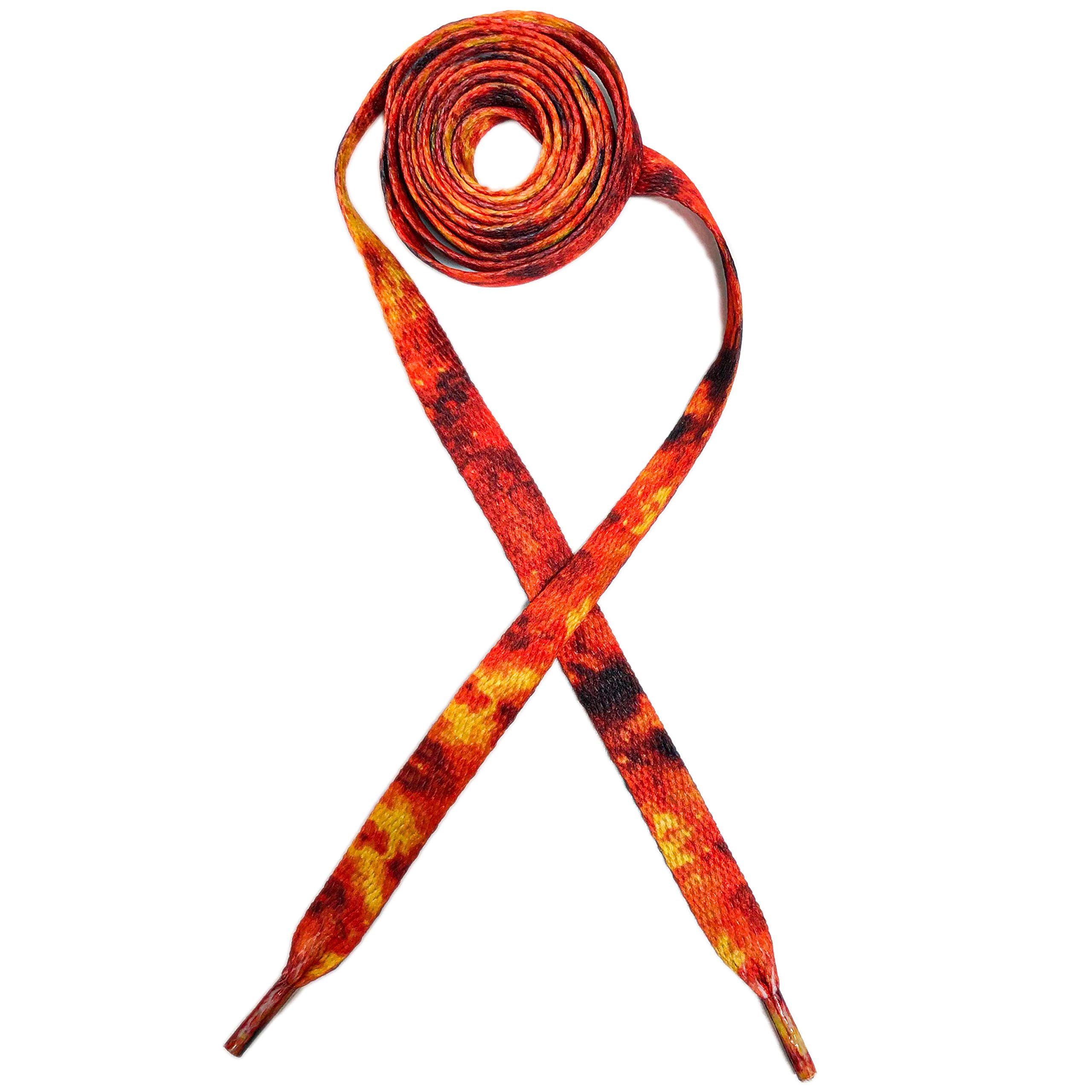 HoopSwagg Printed Shoelace 10mm Colorful Vibrant