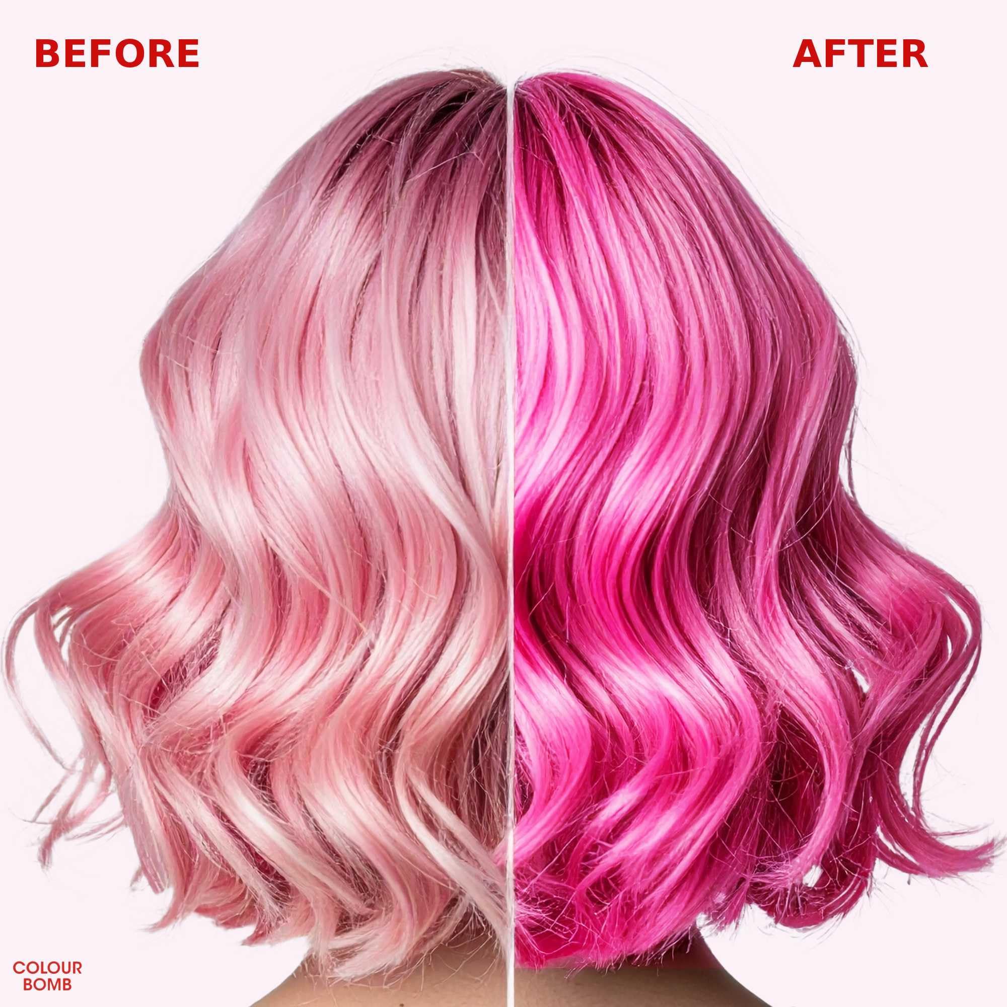 250ml – Balsamo depositante per capelli colorati, trattamento rinfrescante per capelli brillanti e brillanti, senza miscelazione, vegano, senza ammoniaca e perossido (Pink)