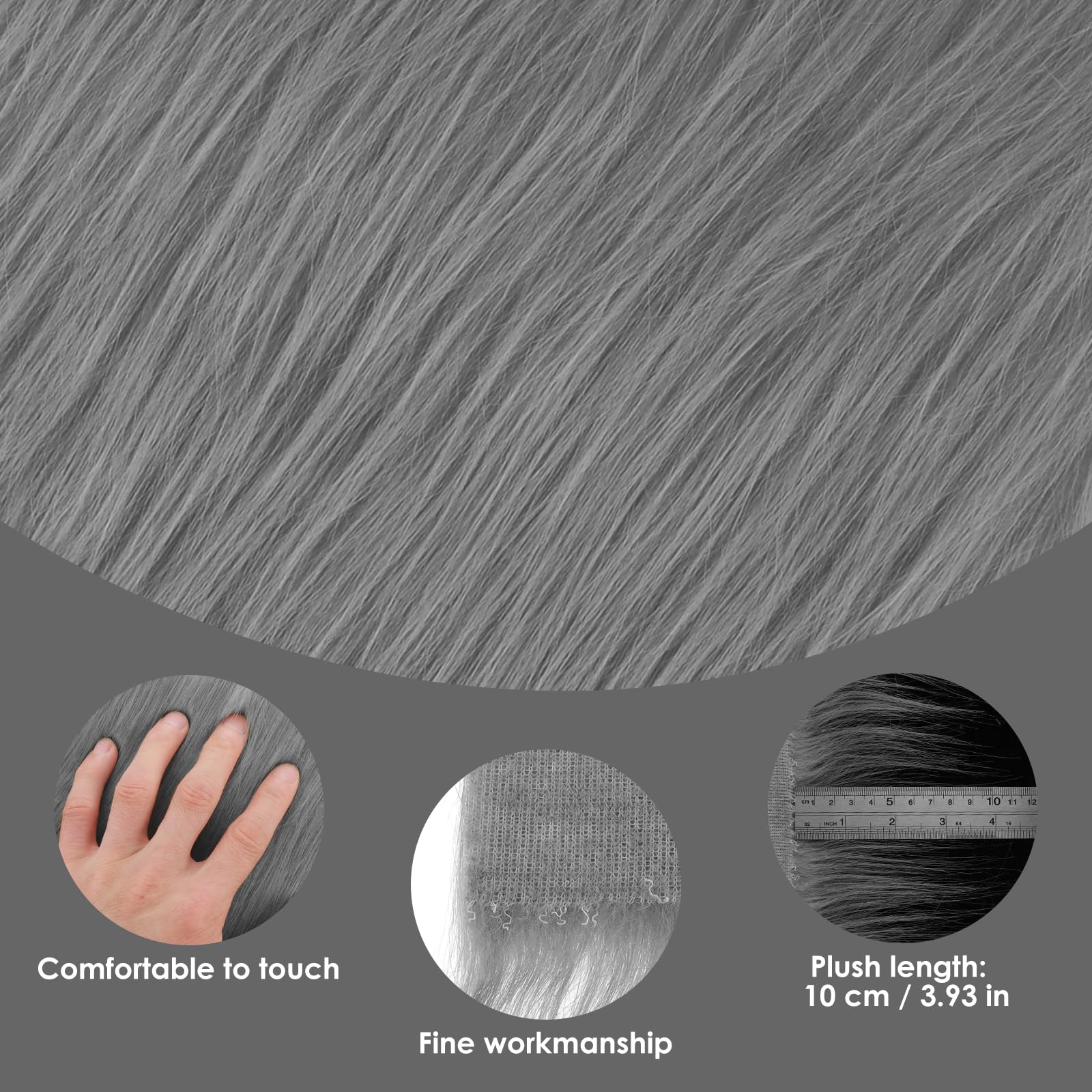 Housses De Coussin Noël En Fausse Fourrure Douce, Motif Flocon De Neige, Décoration Moderne Pour Salon Et Bureau (Blanc, 43x43 Cm, Set De 2) | Leroy Merlin