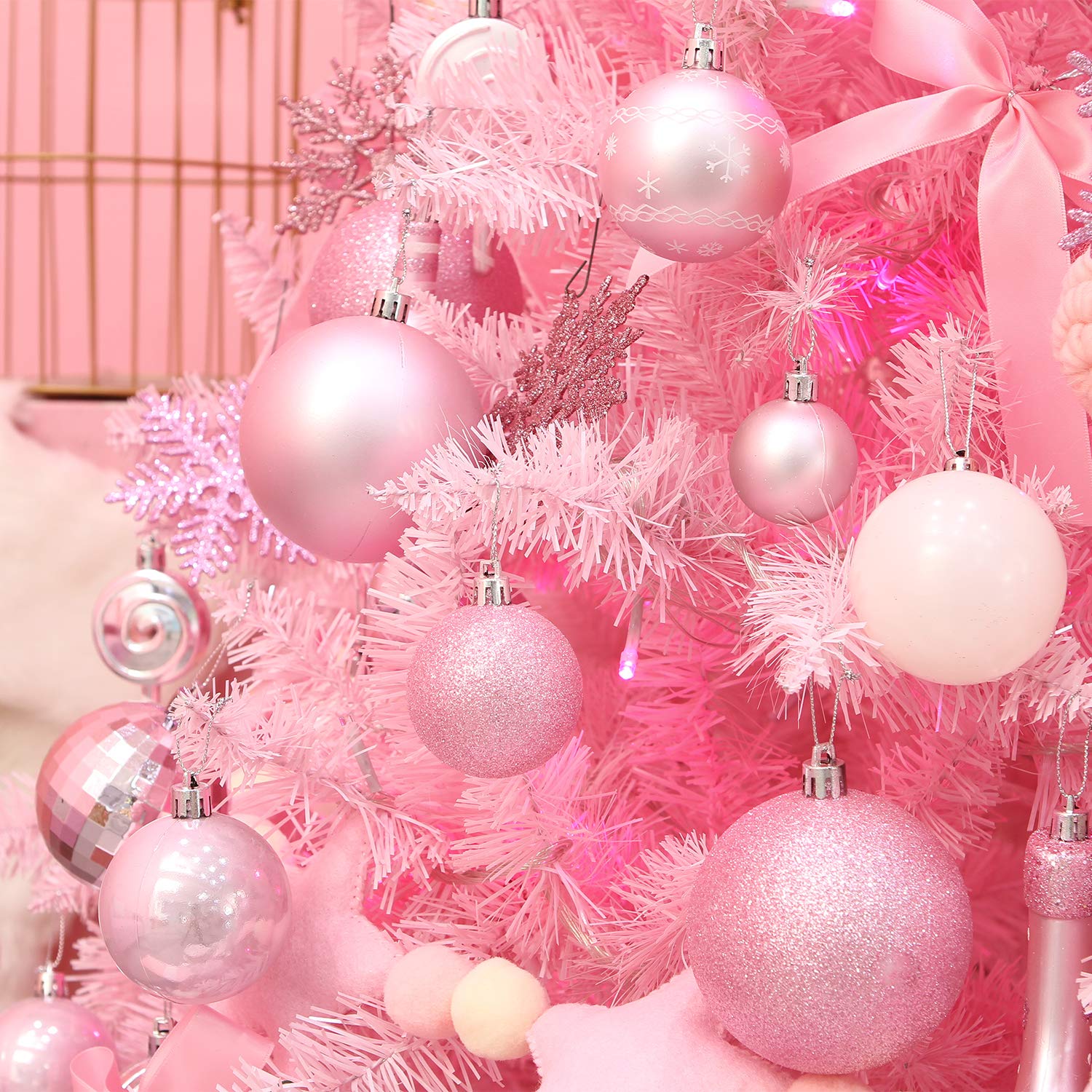 9 Pièces Boules De Noël Ornements Boules De Noël Décoration Arbre De