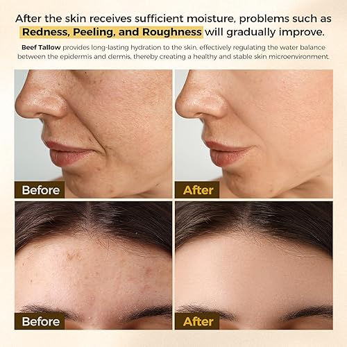 Miniatura 3 de Sarga de ternera para la piel, sebo y bálsamo de miel para la cara con miel silvestre cruda, sarga hidratante para el cuerpo, nutrición profunda, no