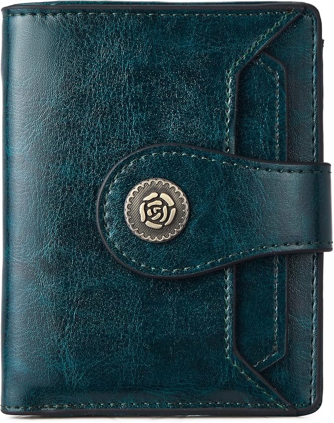 BOSTANTEN Womens Wallets Leather Ladies Small Wallet Purse RFID Blocking Bifold Zipper Pocket