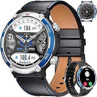 LIGE Military Smart Watch for Men Answer and Make Call, Waterproof Fitness Watch with 19 Sports Modes Heart Rate Blood Oxygen Sleep Monitor, 1.32'' Newest Tactical Smartwatch for iPhone and Android