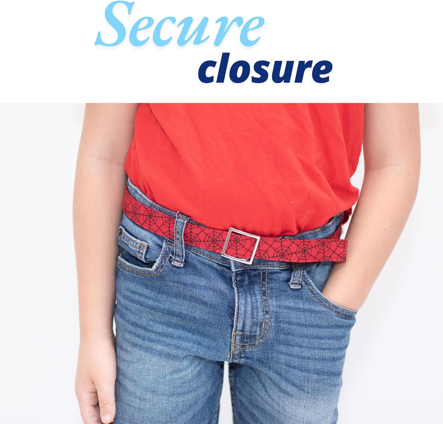 Boys Belt Easy-Snap Belts For Boys Toddlers Adjustable No