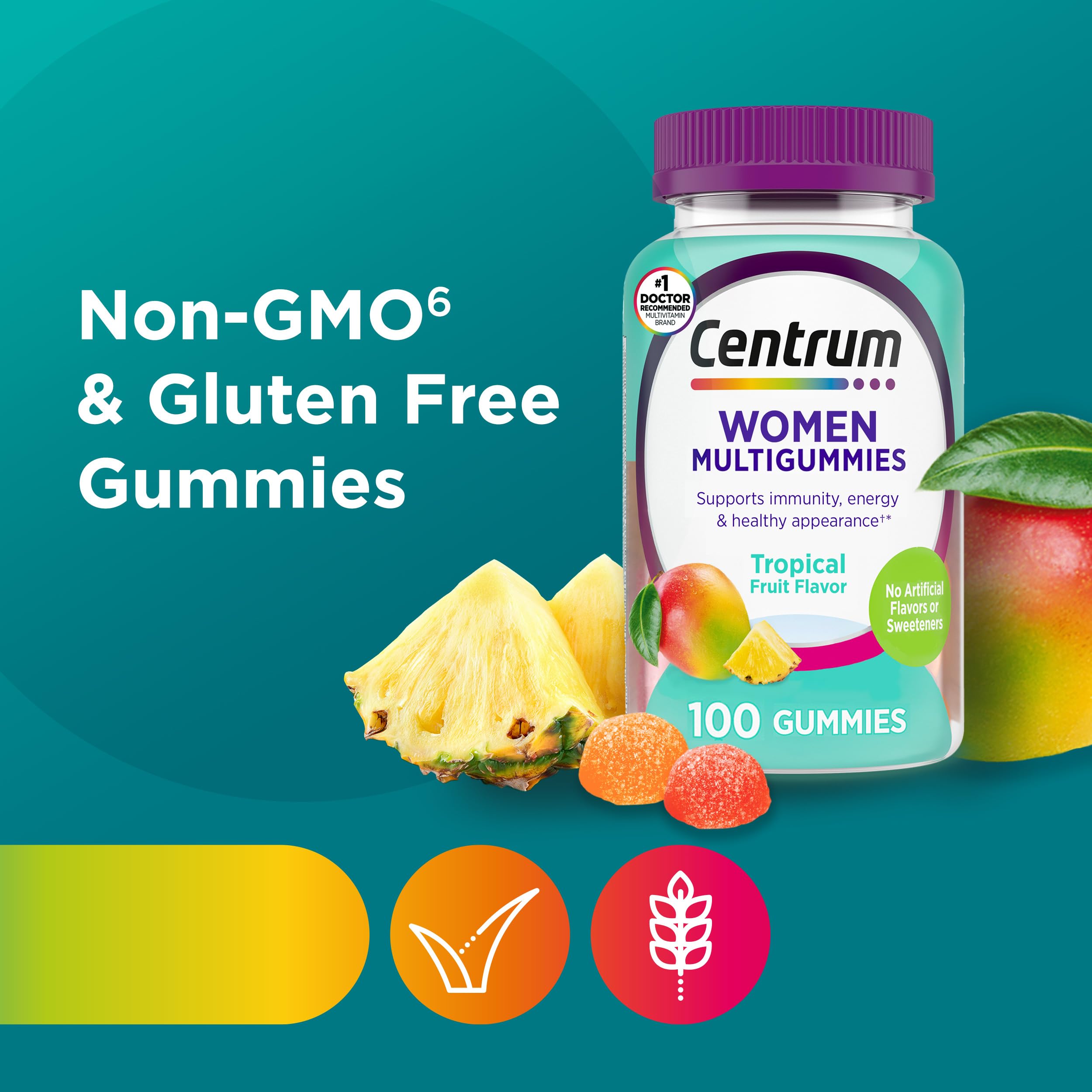 Centrum MultiGummies for Women 18 and Over, 100 Count — Amazon image 11