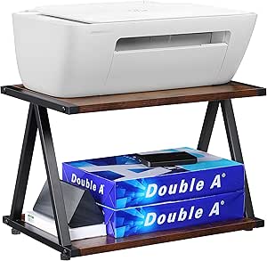 RICOO Support Multi-Rangement PC Imprimante WM4-L Table Meuble Caisson