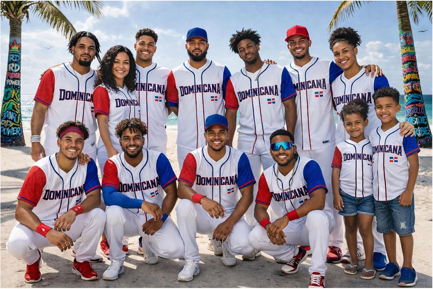 Dominican Republic Baseball Jersey Custom Name Number – Dominicana DR Baseball Jersey for Men Women Dominican Pride Shirt