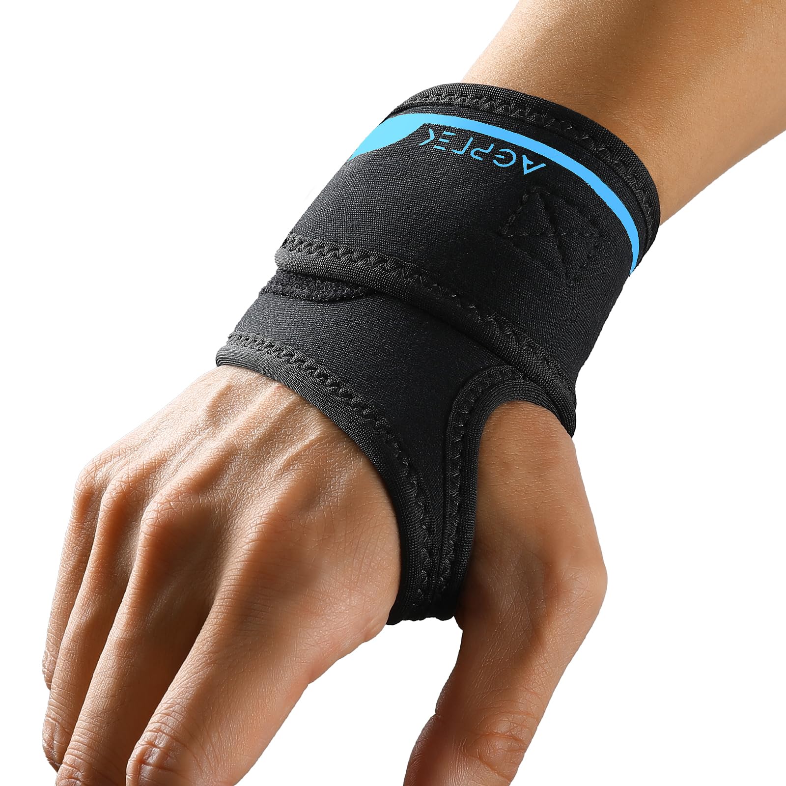 AGPTEK Wrist Hand Brace for Mild Carpal Tunnel Syndrome Arthritis Tendonitis Pain Relief Adjustable Wrist Support for Weightlifting