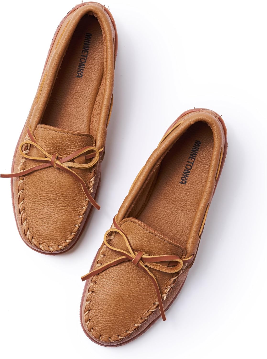 Minnetonka Men's Moosehide Leather Moccasins - Image 2