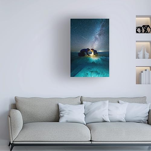 Miniatura 3 de Trademark Fine Art Lienzo de Bingo Z con texto en inglés "The Fish"