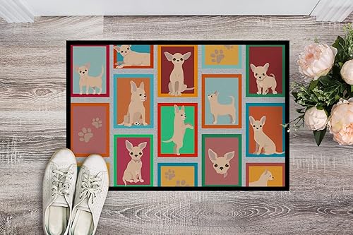 Vista 654 de Caroline's Treasures MLM1087MAT - Felpudo de perro de montaña bernés de 18 x 27 pulgadas, para interiores y exteriores, para entrada, Bernese