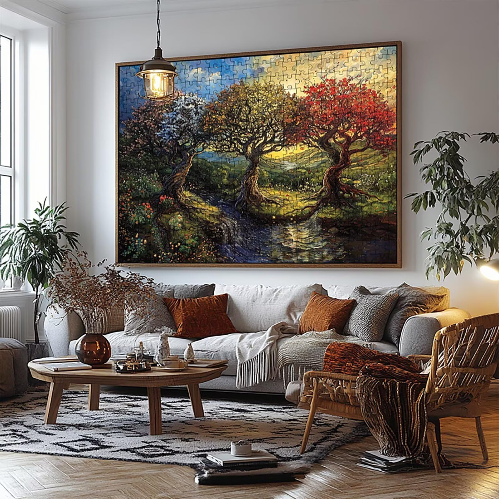 LZPT-03599 Puzzle 5000 elementów, 5000 elementów, dla dorosłych, krajobraz, drewniane puzzle dla dorosłych, 105 x 160 cm, klasyczne puzzle do gry zręcznościowej dla całej rodziny, do dekoracji ścian