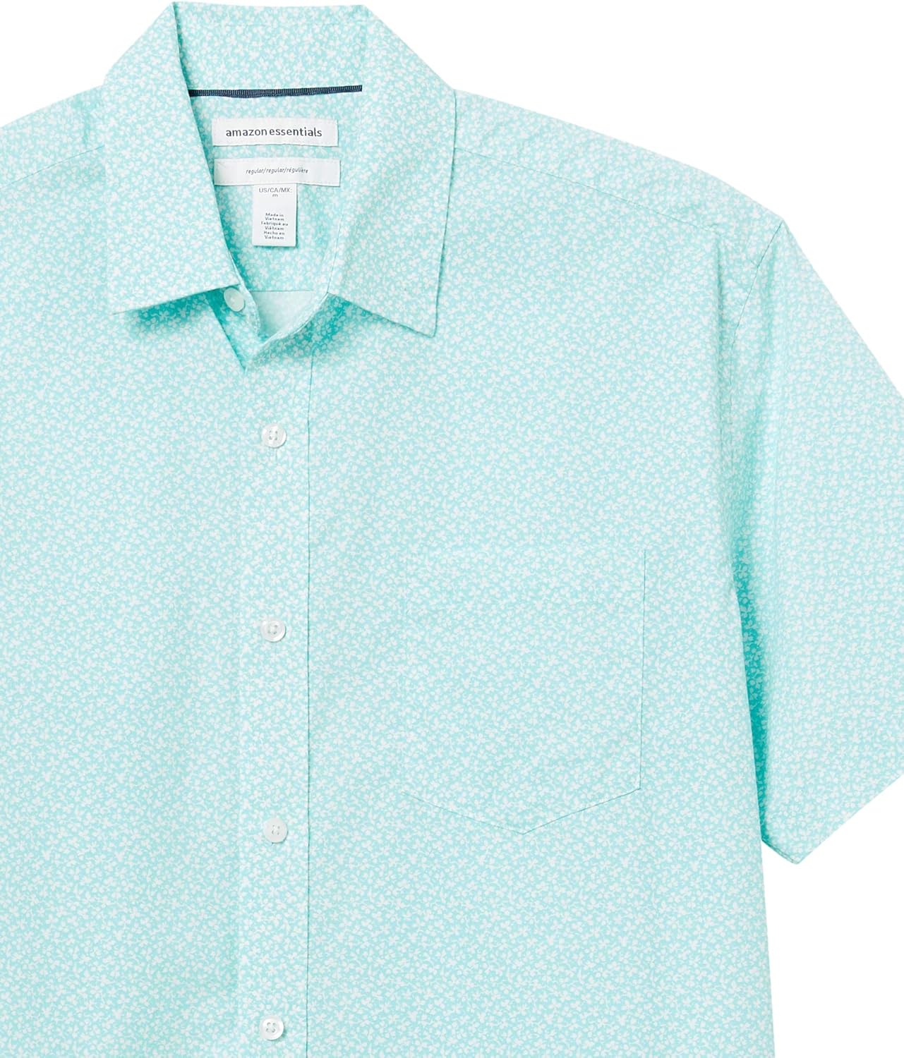 Amazon Essentials Men's Regular-Fit Short-Sleeve Poplin Shirt - Image 6