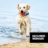 Vista 7 de Nite Ize Raddog All-in-One Collar and Leash Combo - Heavy-Duty Dog Collar with Built-in Retractable Leash - 16" to 18" Collar - Blue, Medium