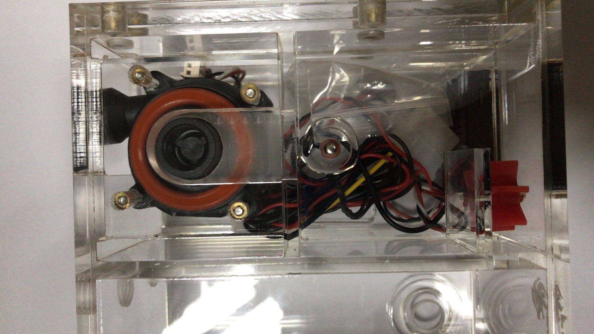 Buy Glowry Combo Reservoir + Pump + Fittings + Flow Meter + LED