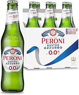 0.0 Non Alcoholic Beer, 6 Pack, 11.2 fl oz Bottles, 0% ABV