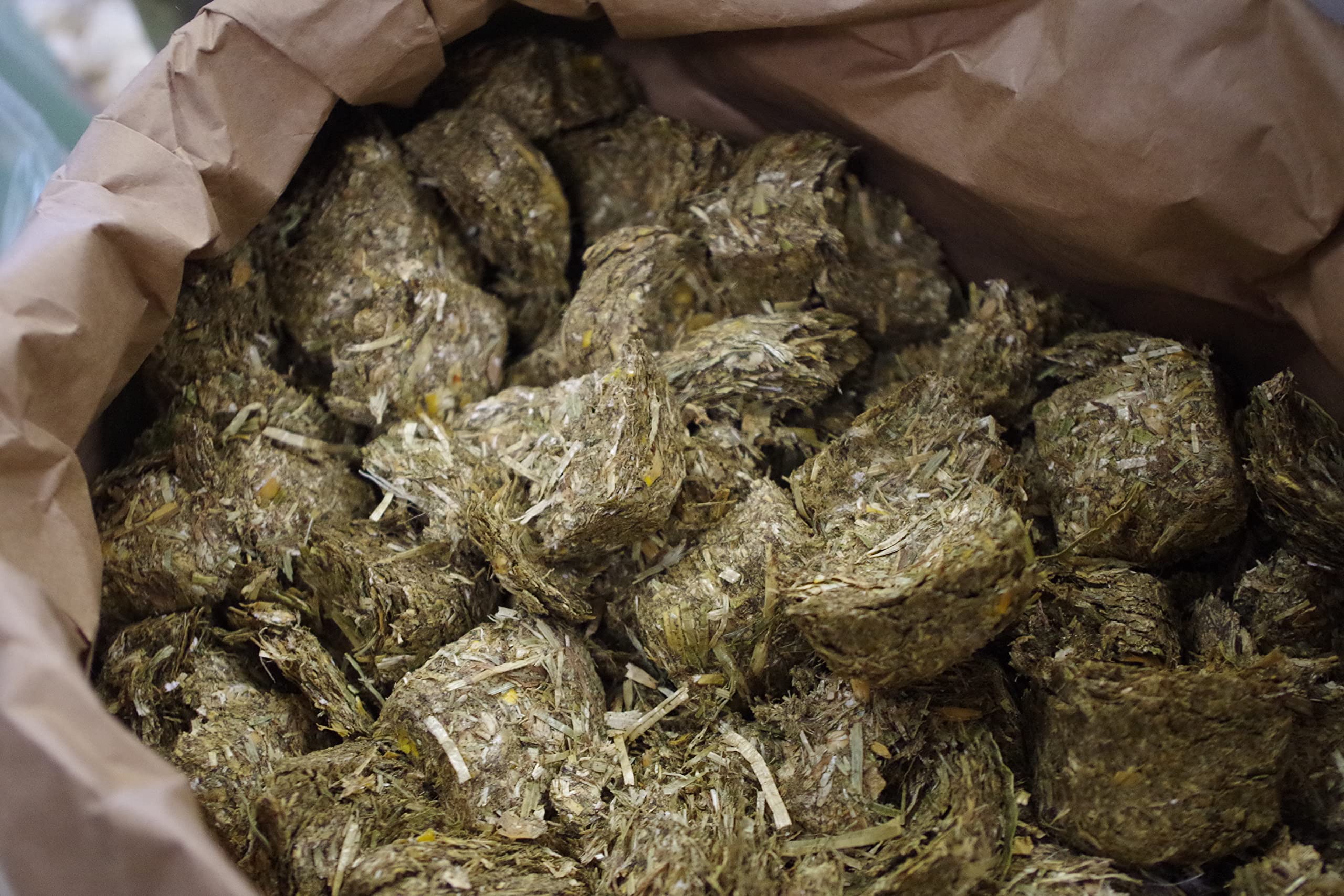 Generico Wafer Fioc Alimento per Cavalli con fieno a fibra lunga sacco da 25 kg