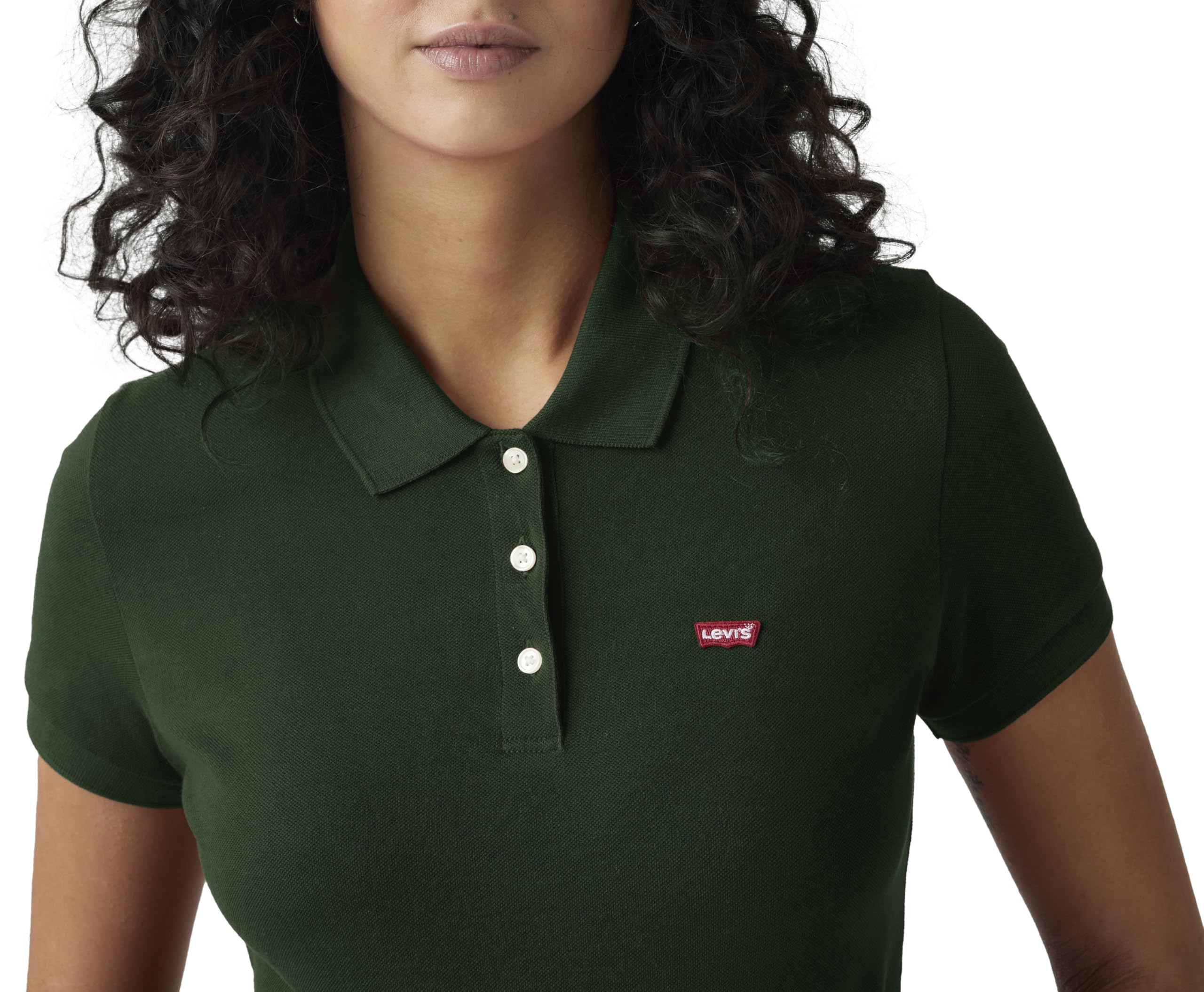 Levi's Women's LSE HM Polo Shirt, Color Mountain View, rozmiar L, Mountain View, L