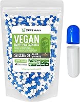 Vista 13 de XPRS Nutra Cápsulas vacías tamaño 3 – 1000 cápsulas veganas vacías transparentes – Pastillas vegetarianas – Relleno de cápsulas vegetales DIY