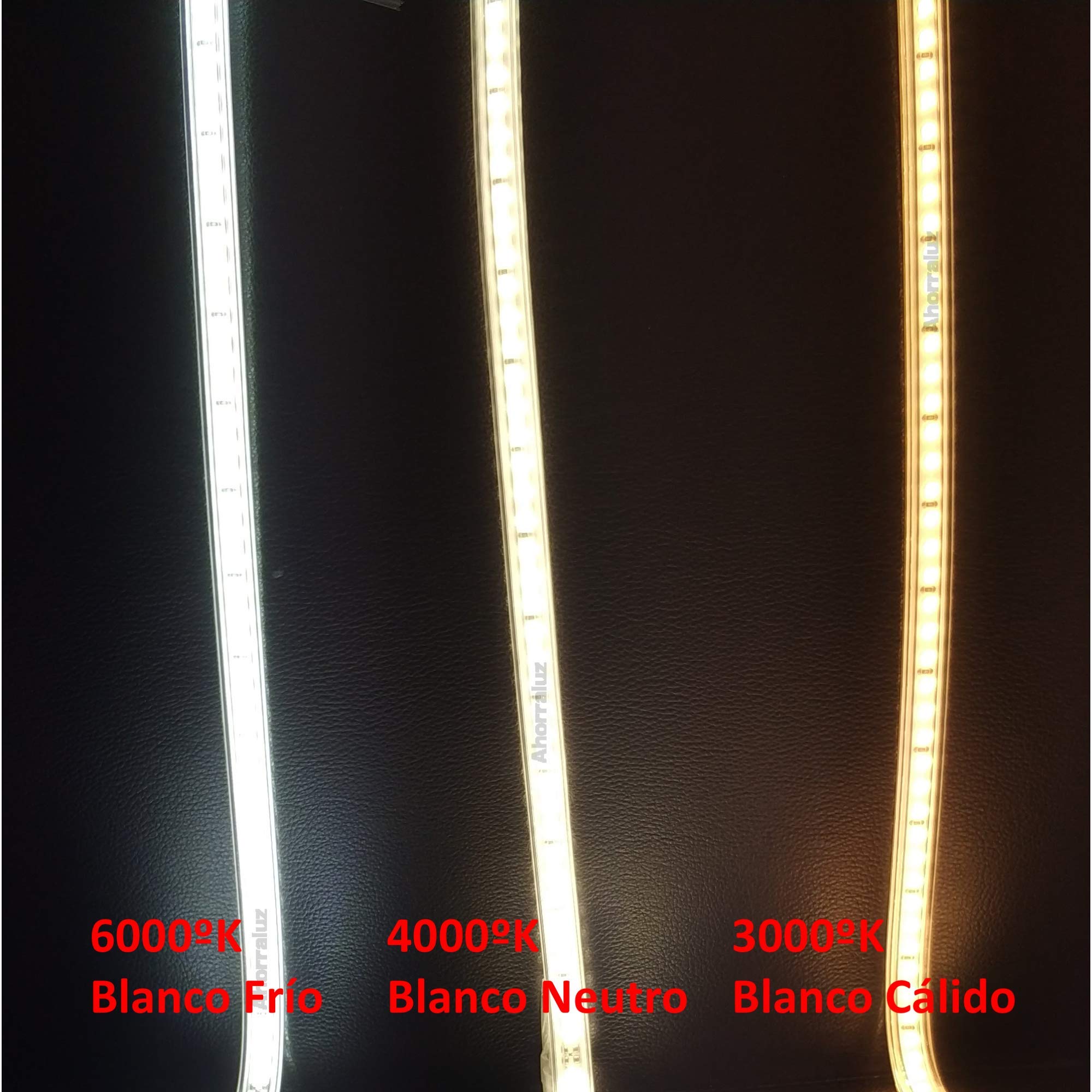 LED-Streifen, 220 V, 2835, 120 LED/m, hohe Helligkeit, mit Schalter, wasserdicht, kaltweiß/neutral/warm, wasserdicht IP67, Streifen (Neutralweiß, 10 m)
