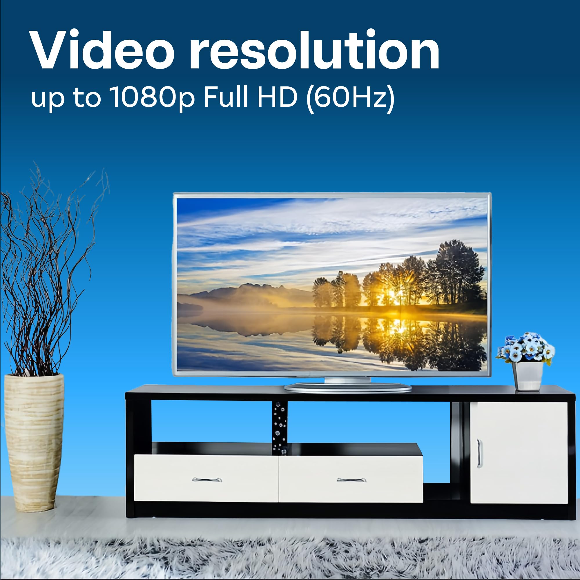 MMOBIEL Cavo adattatore DVI, DVI-D Dual Link maschio, convertitore cavo video, supporta monitor, PC, TV, giochi, proiettore, 1080p Full HD 60Hz, connettore dorato da 1,5 m